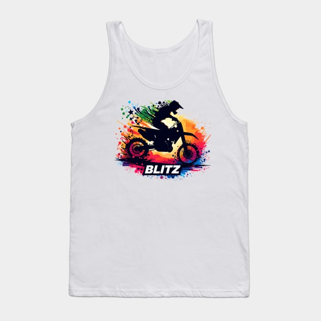 Motocross Tank Top by Vehicles-Art